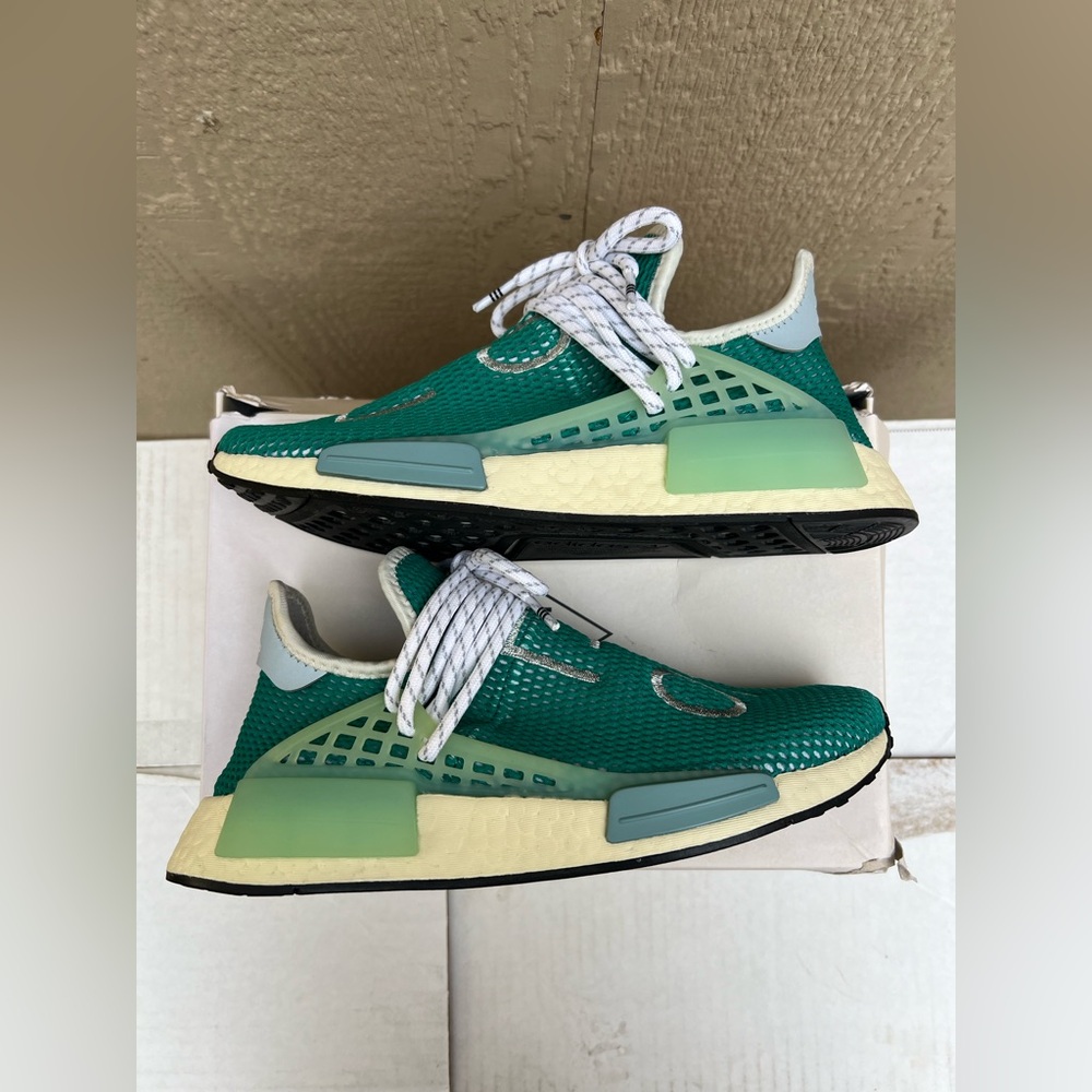 Adidas Hu NMD Pharrell Williams Dash Green US M 7.5 W 9 - Picture 2 of 9